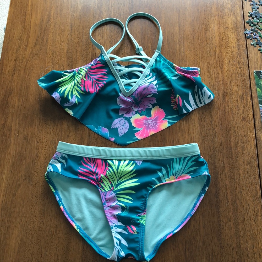 Justice Girls Two Piece Bathing Suit